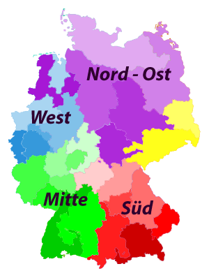 Regionenkarte der DPSG